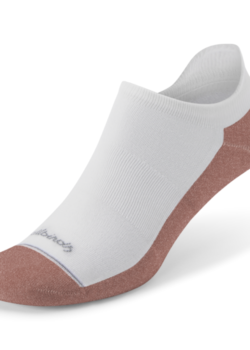 Anytime Ankle Sock - Blizzard/Sienna Blush